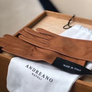 Andreano Napoli genuine Italian leather gloves